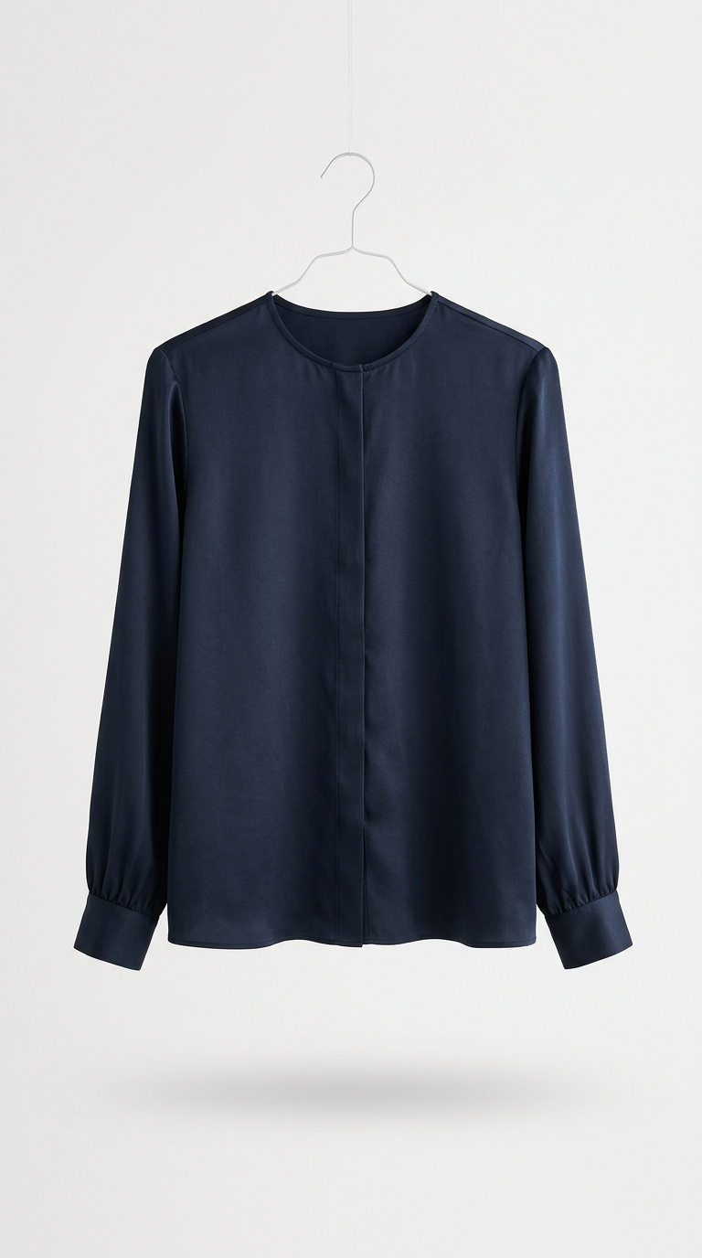 Blusa fluida de caída suave