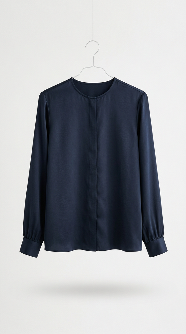 Blusa fluida de caída suave
